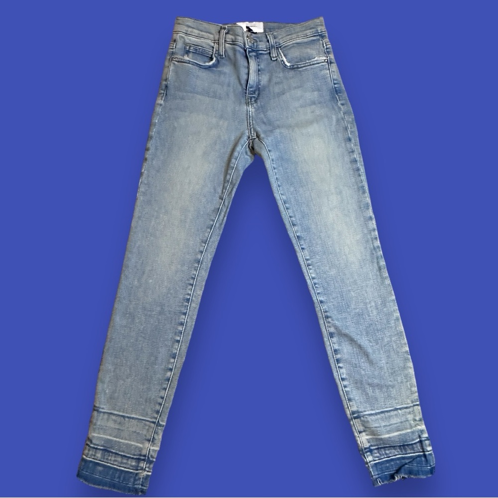 NWT Current/Elliot Stiletto High-Rise Skinny Jeans in Joey Light Vintage. Sz 26 - Picture 3 of 16